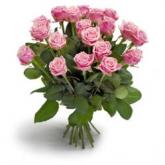 Perfecte roze rozen boeket